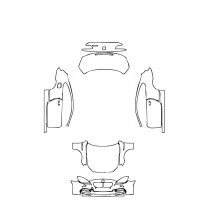 Pre-Cut PPF BMW 6 Series Coupe Base 2016 - PPF-Kits