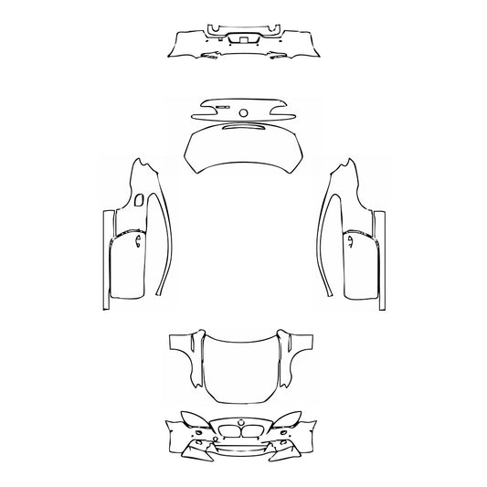 Pre-Cut PPF BMW 6 Series Coupe M Sport 2016 - PPF-Kits