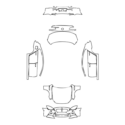 Pre-Cut PPF BMW 6 Series Gran Coupe M Sport 2013 - PPF-Kits