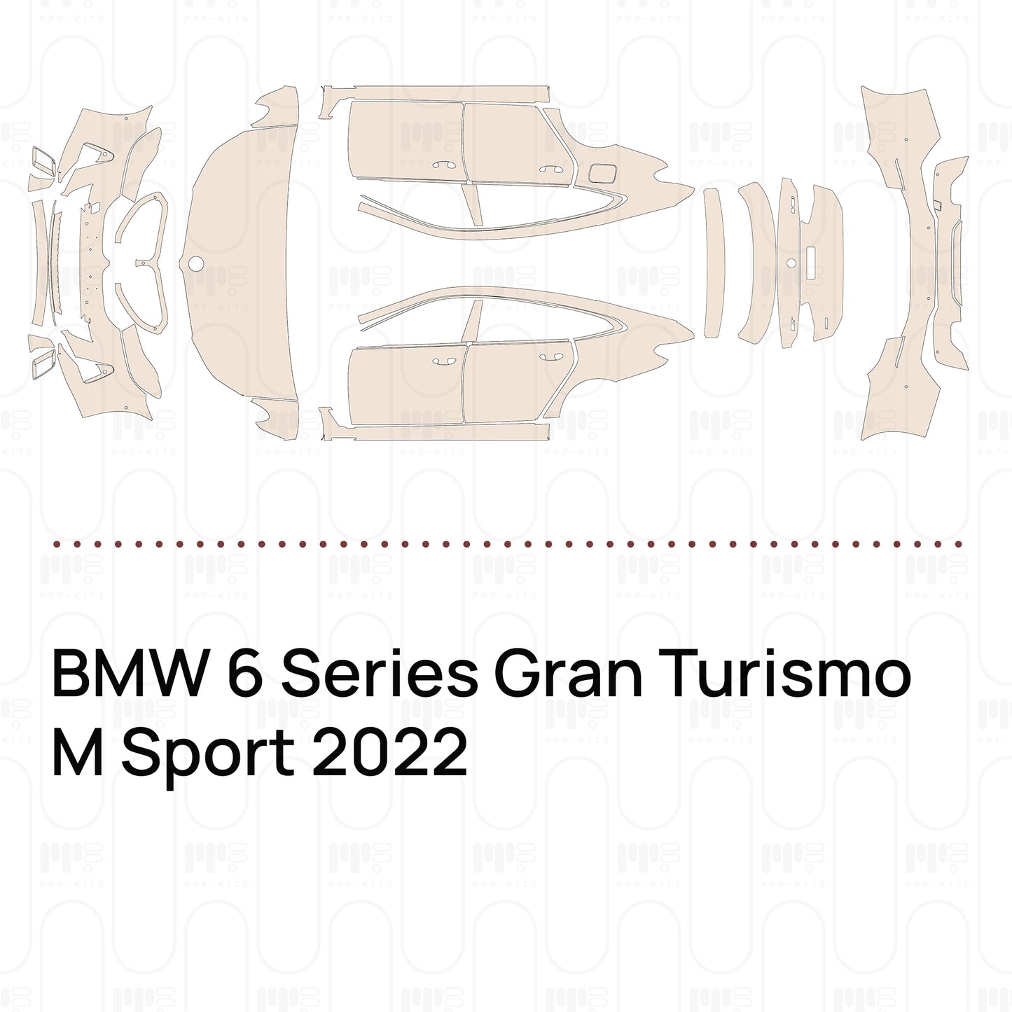 Pre-Cut PPF BMW 6 Series Gran Turismo M Sport 2022