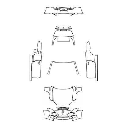 Pre-Cut PPF BMW 6 Series M6 Convertible 2015 - PPF-Kits