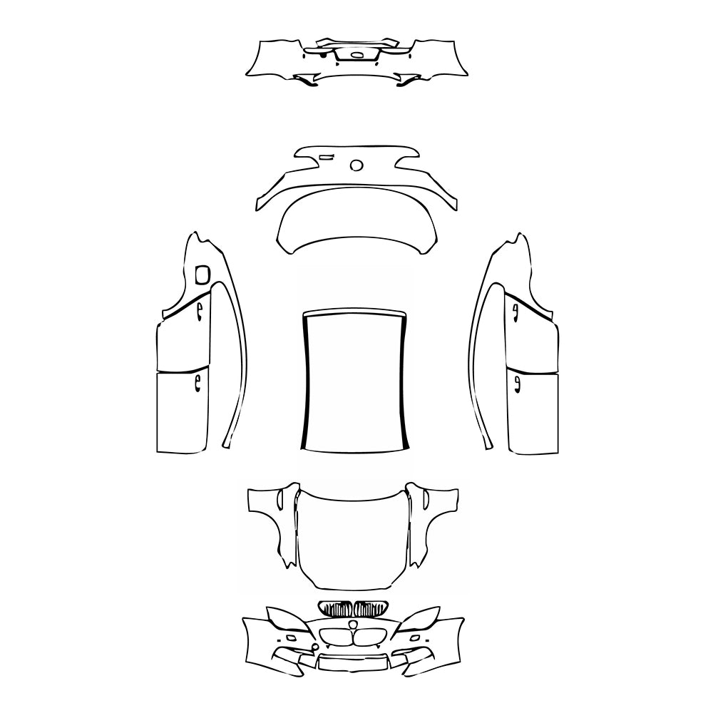 Pre-Cut PPF BMW 6 Series M6 Gran Coupe 2014 - PPF-Kits