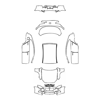 Pre-Cut PPF BMW 6 Series M6 Gran Coupe 2015 - PPF-Kits