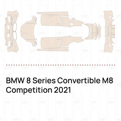 Pre-Cut PPF BMW 8 Series Convertible M8 Competition 2021