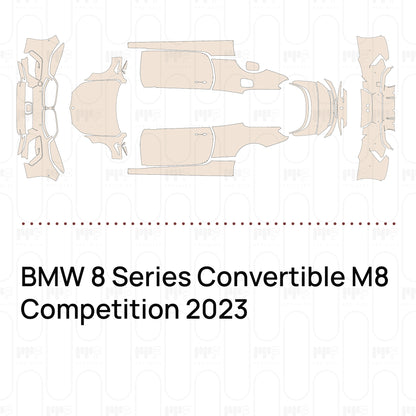 Pre-Cut PPF BMW 8 Series Convertible M8 Competition 2023