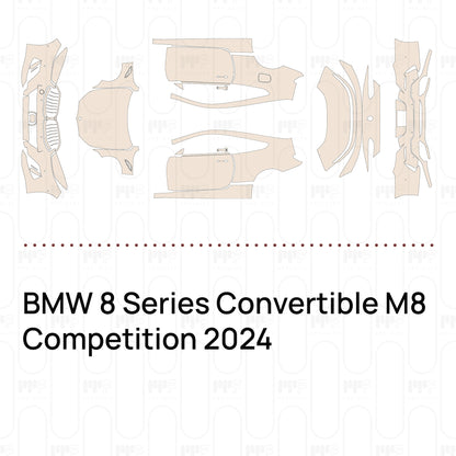 Pre-Cut PPF BMW 8 Series Convertible M8 Competition 2024