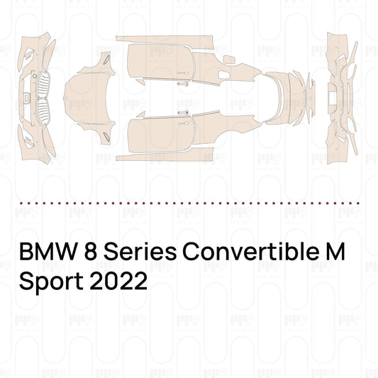 Pre-Cut PPF BMW 8 Series Convertible M Sport 2022