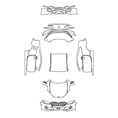 Pre-Cut PPF BMW 8 Series Coupe M850i 2020 - PPF-Kits