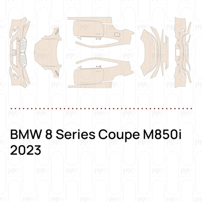 Pre-Cut PPF BMW 8 Series Coupe M850i 2023
