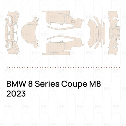 Pre-Cut PPF BMW 8 Series Coupe M8 2023