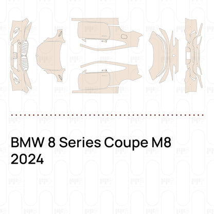 Pre-Cut PPF BMW 8 Series Coupe M8 2024