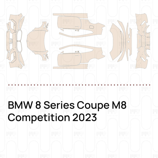 Pre-Cut PPF BMW 8 Series Coupe M8 Competition 2023