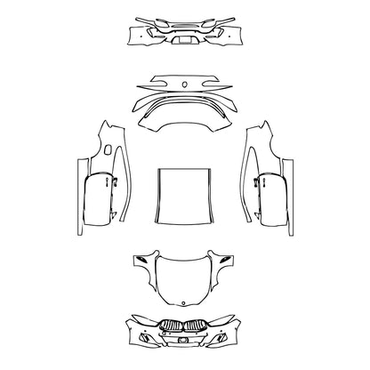 Pre-Cut PPF BMW 8 Series Coupe M Sport 2021 - PPF-Kits