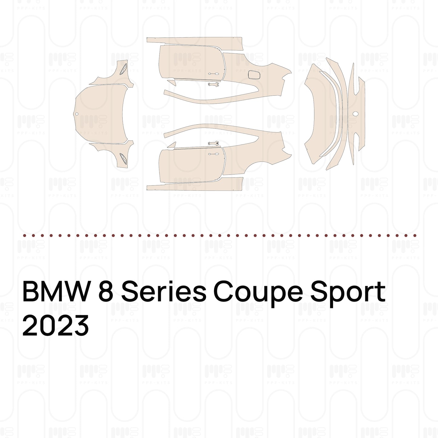 Pre-Cut PPF BMW 8 Series Coupe Sport 2023