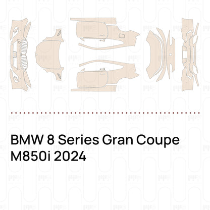Pre-Cut PPF BMW 8 Series Gran Coupe M850i 2024