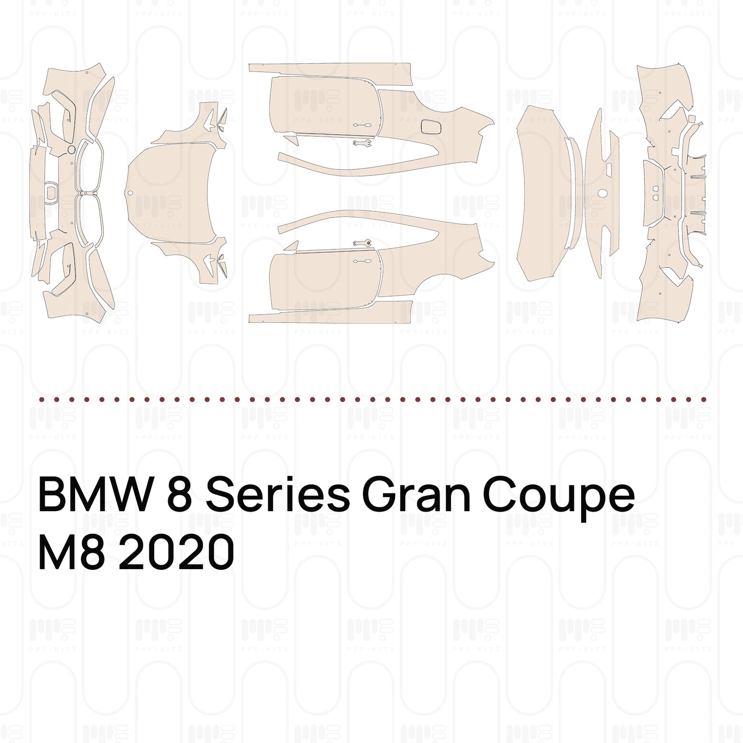 Pre-Cut PPF BMW 8 Series Gran Coupe M8 2020