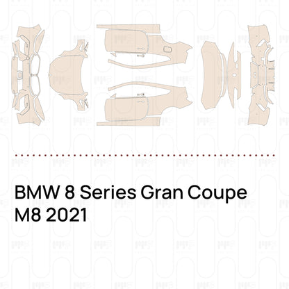 Pre-Cut PPF BMW 8 Series Gran Coupe M8 2021