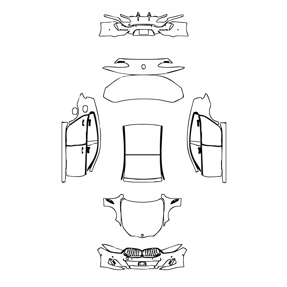 Pre-Cut PPF BMW 8 Series Gran Coupe M Sport 2021 - PPF-Kits