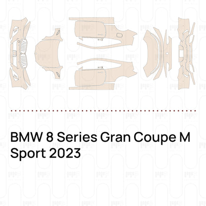 Pre-Cut PPF BMW 8 Series Gran Coupe M Sport 2023