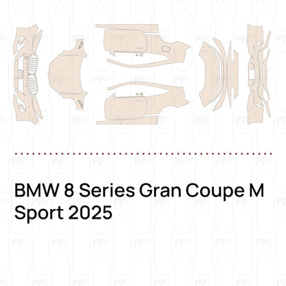 Pre-Cut PPF BMW 8 Series Gran Coupe M Sport 2025