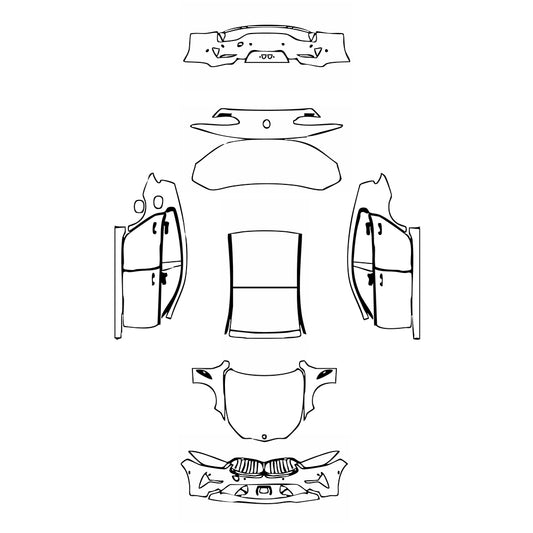 Pre-Cut PPF BMW 8 Series Gran Coupe Sport 2019 - PPF-Kits