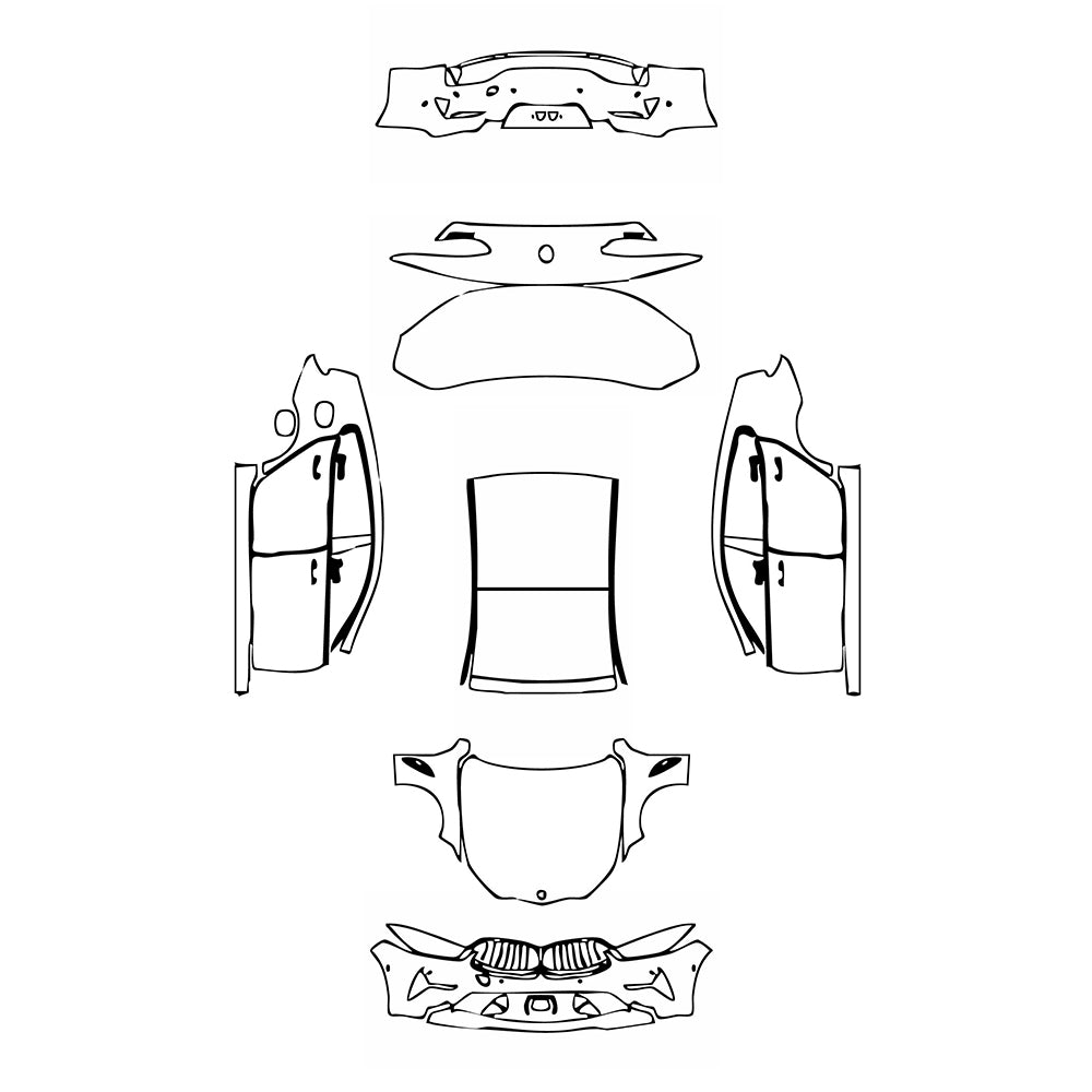 Pre-Cut PPF BMW 8 Series Gran Coupe Sport 2021 - PPF-Kits