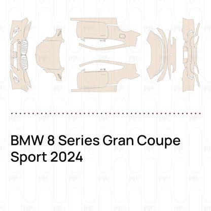 Pre-Cut PPF BMW 8 Series Gran Coupe Sport 2024