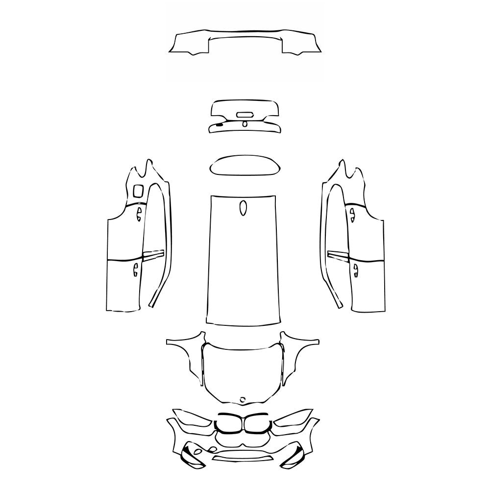 Pre-Cut PPF BMW X1 Extended Wheelbase Base 2020 - PPF-Kits