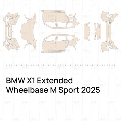 Pre-Cut PPF BMW X1 Extended Wheelbase M Sport 2025