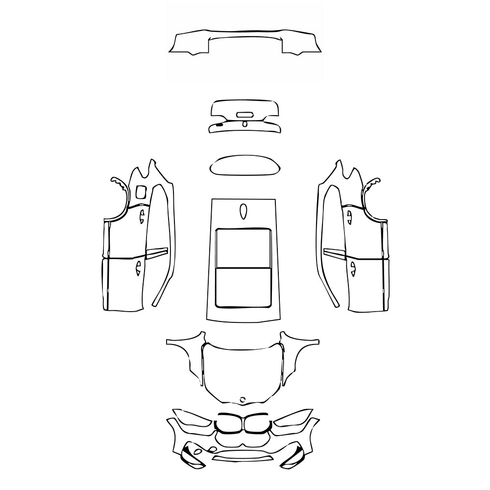 Pre-Cut PPF BMW X1 Standard Wheelbase Base 2021 - PPF-Kits