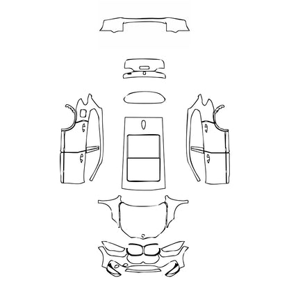 Pre-Cut PPF BMW X1 Standard Wheelbase Base 2021 - PPF-Kits