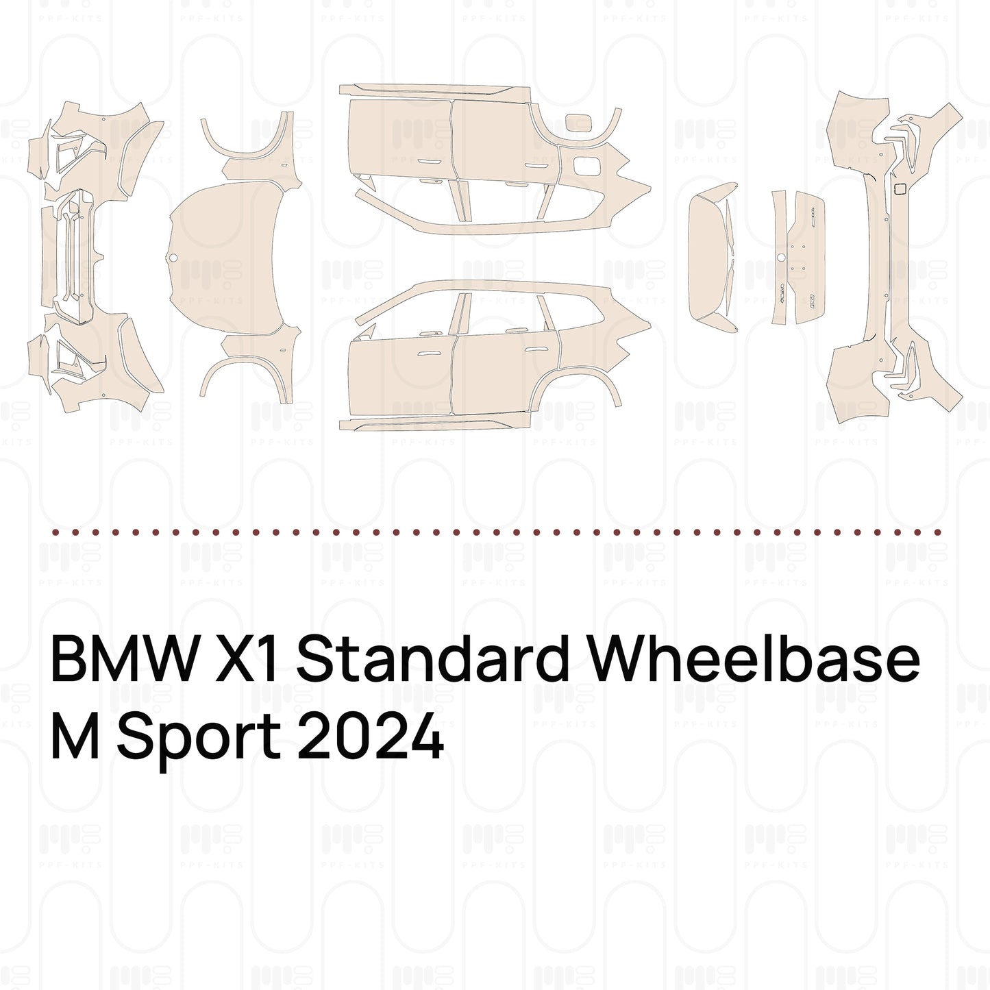 Pre-Cut PPF BMW X1 Standard Wheelbase M Sport 2024