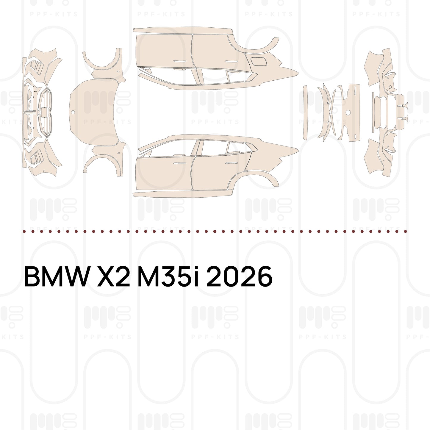 Pre-Cut PPF BMW X2 M35i 2026