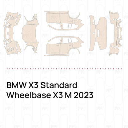 Pre-Cut PPF BMW X3 Standard Wheelbase X3 M 2023