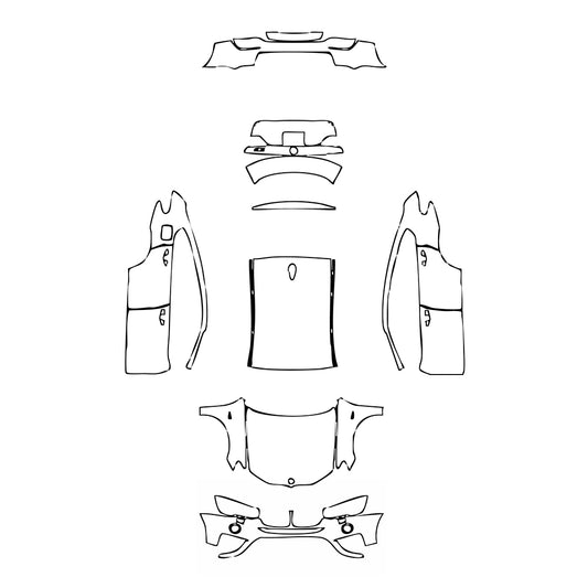 Pre-Cut PPF BMW X4 Base 2014 - PPF-Kits