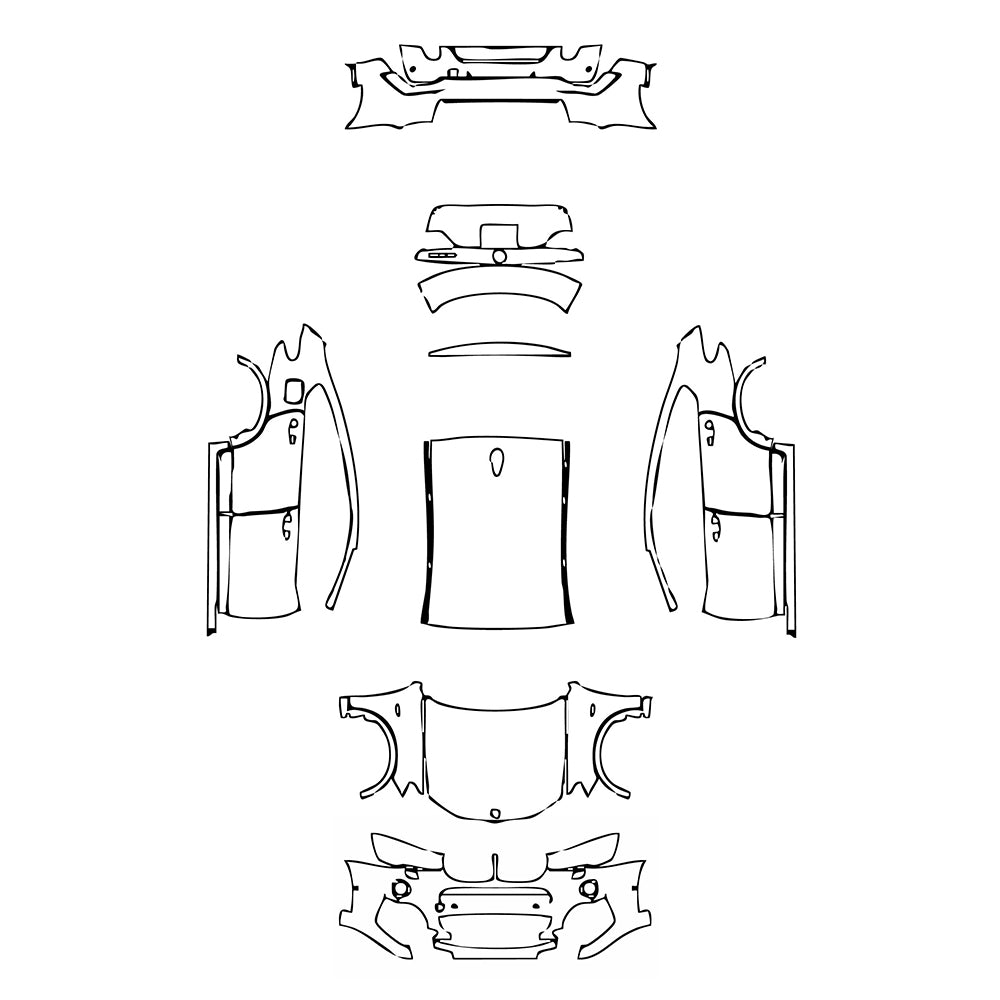Pre-Cut PPF BMW X4 M40i 2018 - PPF-Kits