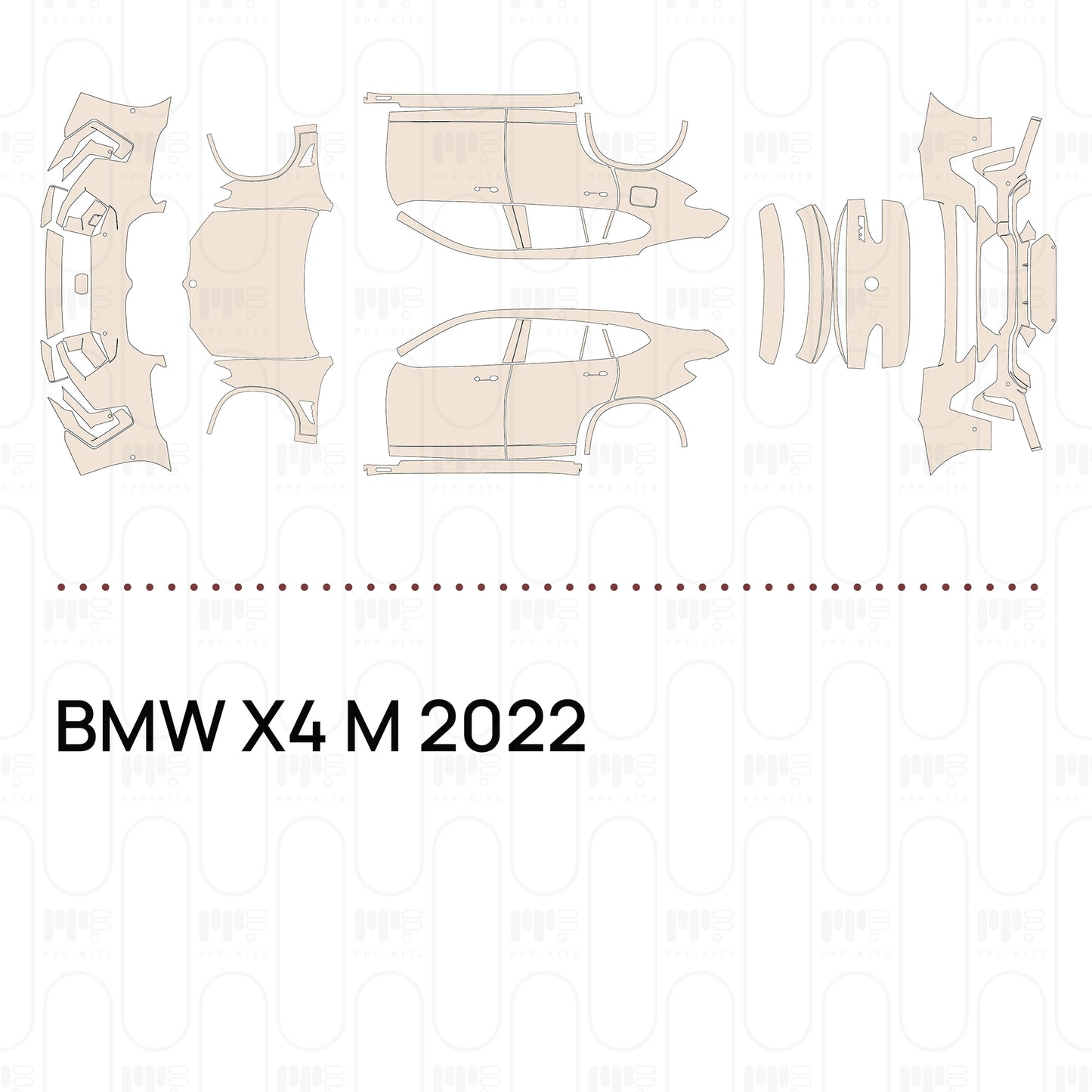 Pre-Cut PPF BMW X4 M 2022