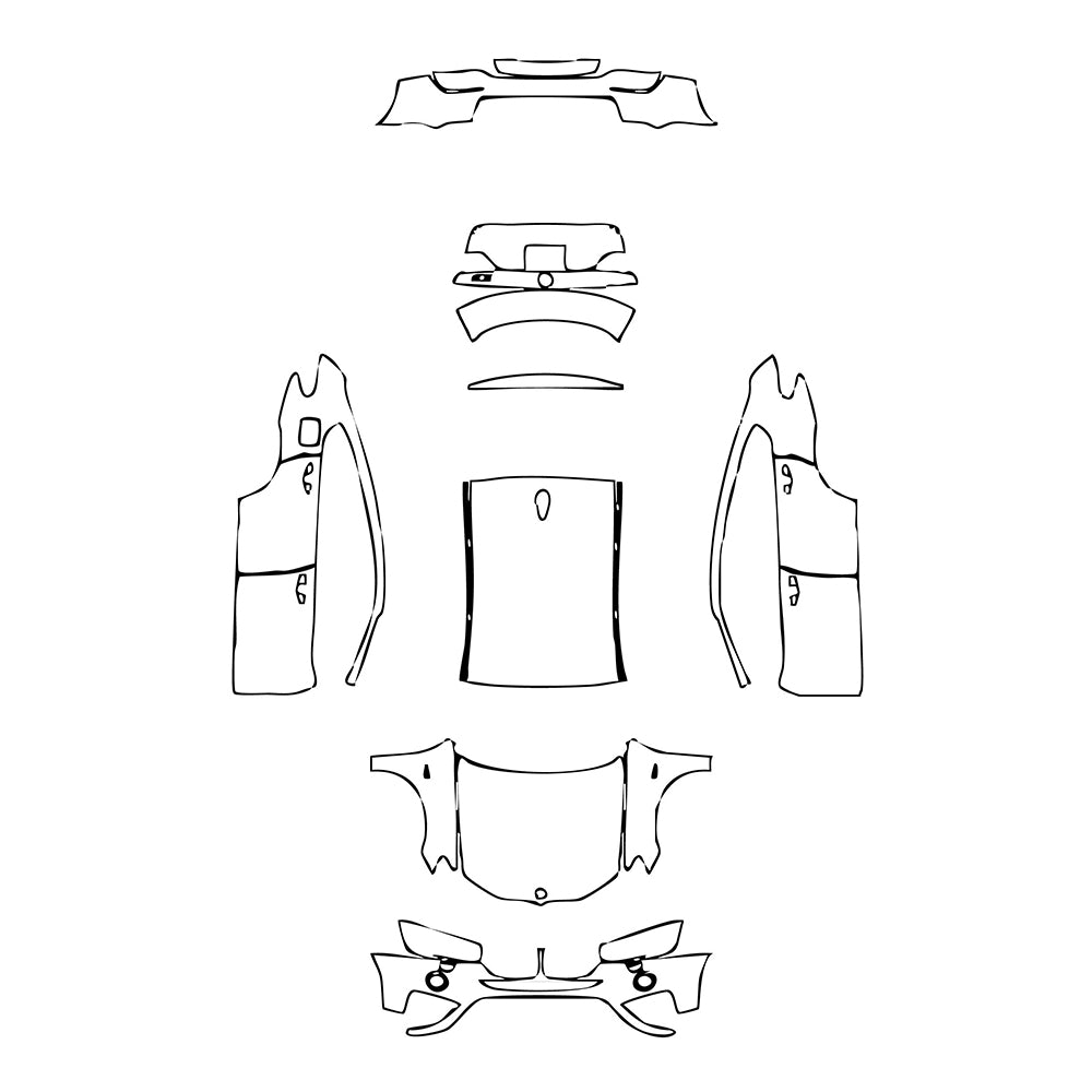 Pre-Cut PPF BMW X4 xLine 2015 - PPF-Kits