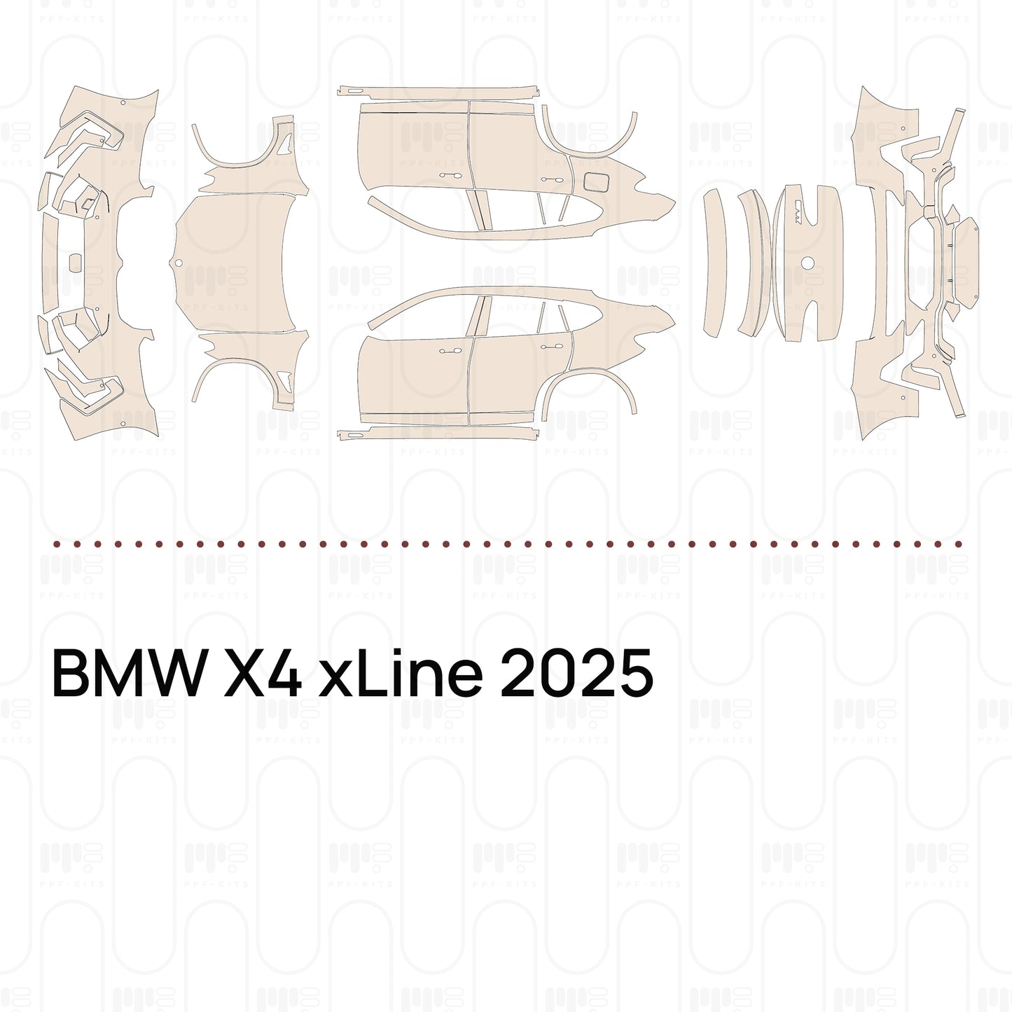 Pre-Cut PPF BMW X4 xLine 2025