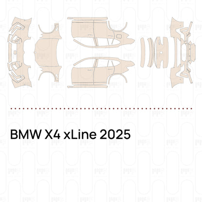 Pre-Cut PPF BMW X4 xLine 2025