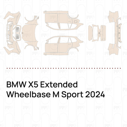 Pre-Cut PPF BMW X5 Extended Wheelbase M Sport 2024