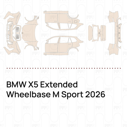 Pre-Cut PPF BMW X5 Extended Wheelbase M Sport 2026