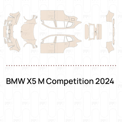 Pre-Cut PPF BMW X5 M Competition 2024