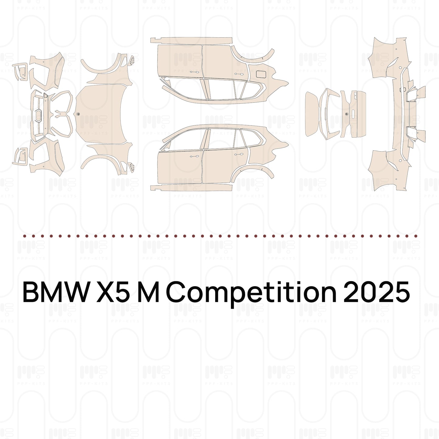 Pre-Cut PPF BMW X5 M Competition 2025