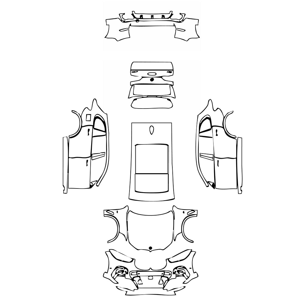 Pre-Cut PPF BMW X5 Standard Wheelbase M Sport 2019 - PPF-Kits