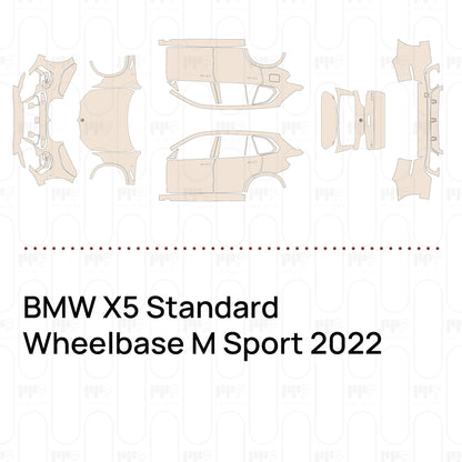 Pre-Cut PPF BMW X5 Standard Wheelbase M Sport 2022