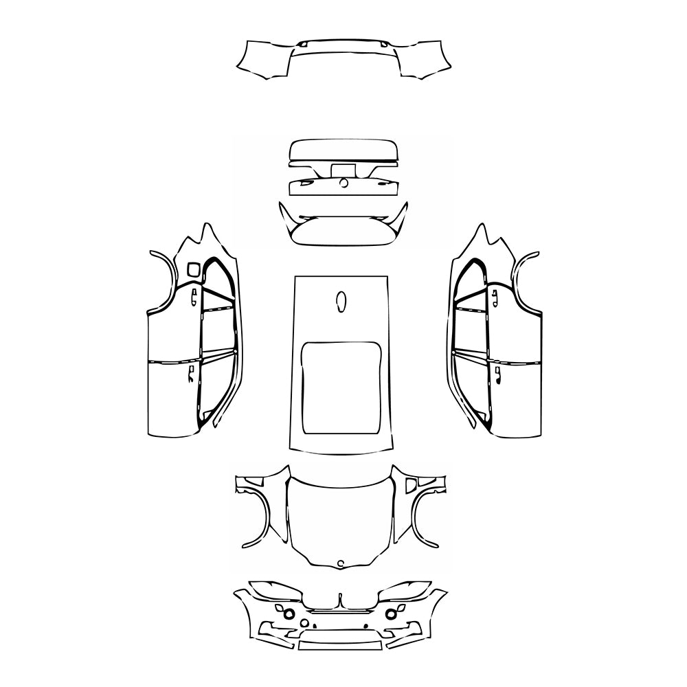 Pre-Cut PPF BMW X5 Standard Wheelbase eDrive 2017 - PPF-Kits