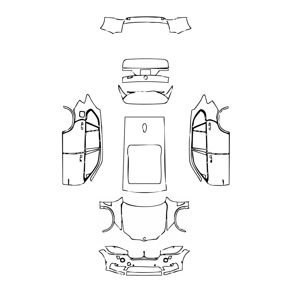 Pre-Cut PPF BMW X5 Standard Wheelbase xLine 2014 - PPF-Kits