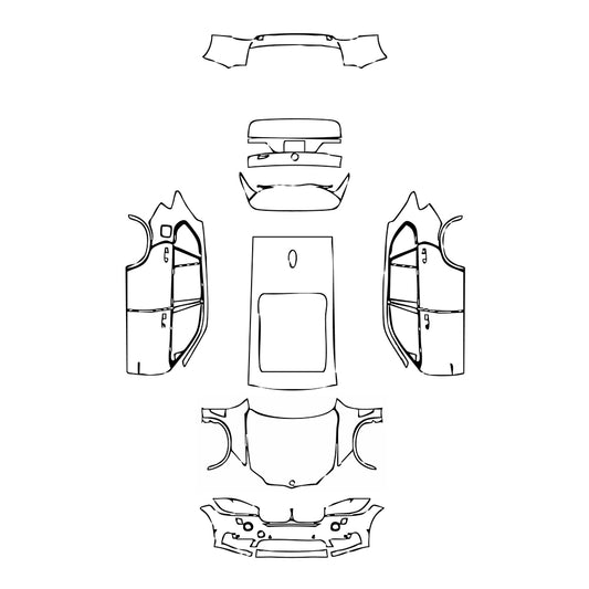 Pre-Cut PPF BMW X5 Standard Wheelbase xLine 2017 - PPF-Kits