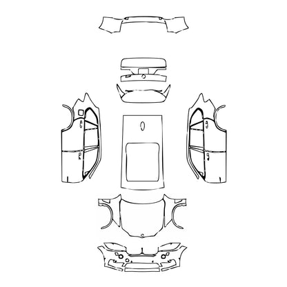 Pre-Cut PPF BMW X5 Standard Wheelbase xLine 2018 - PPF-Kits